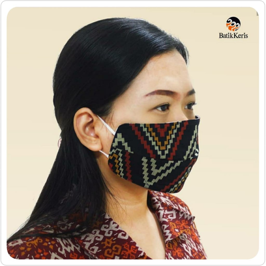Masker Batik Keris Premium Ready Stock