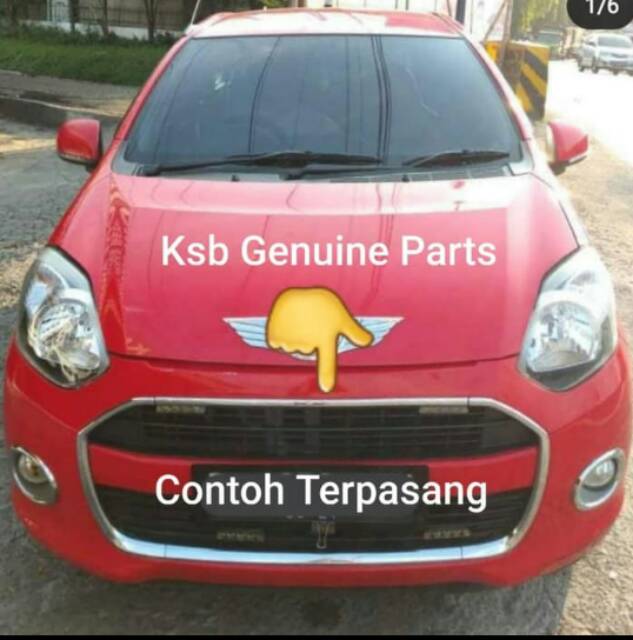 List Lis Grill Gril Bumper Bemper Depan Atas Daihatsu Ayla Original