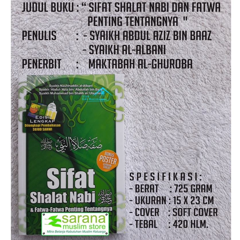 BUKU SIFAT SHALAT NABI DAN FATWA PENTING TENTANGNYA