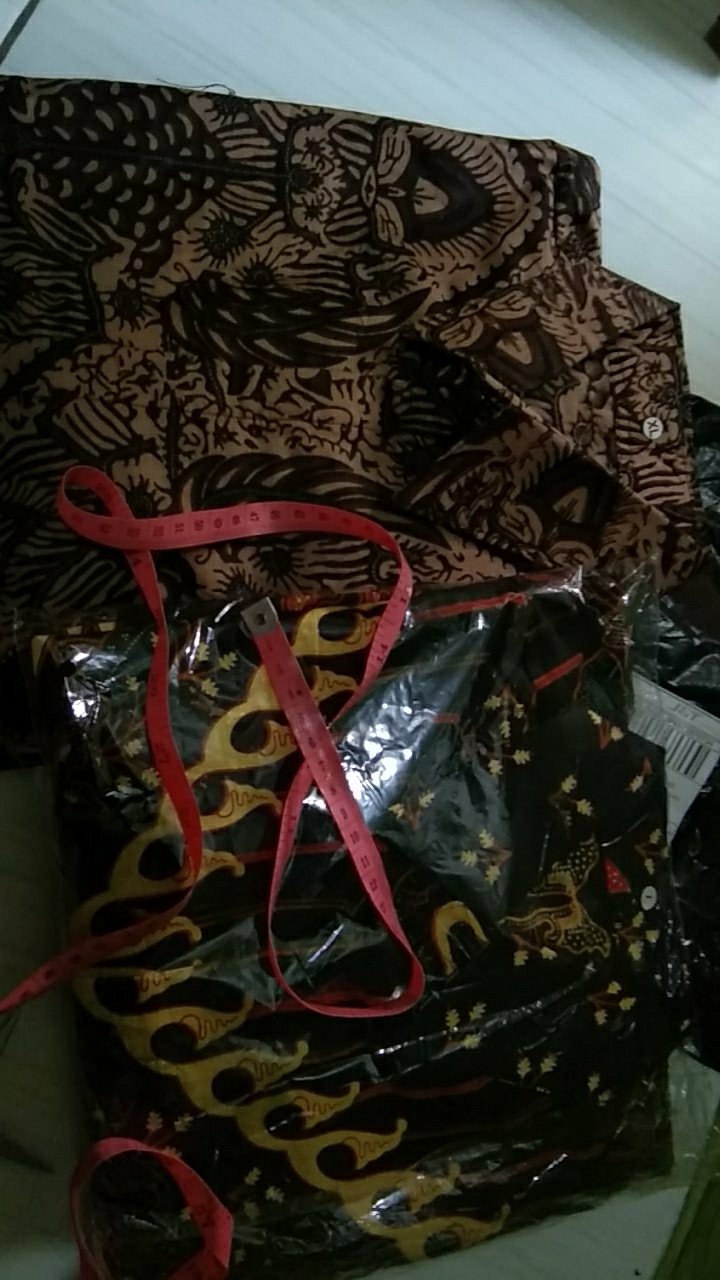 Bswart Batik Hrb026 Kenongo Hem Pendek Padi Pekalongan M L Xl Batik Pria Murah Modern Grosir