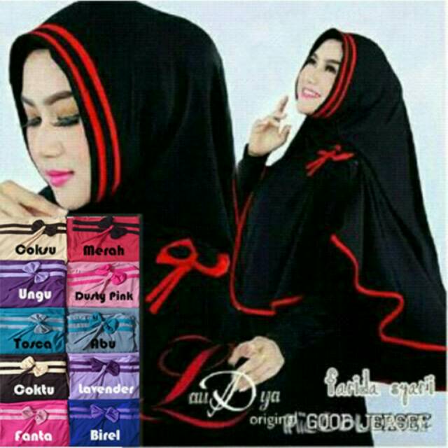 Hijab/Jilbab Khimar Syar'i Farida