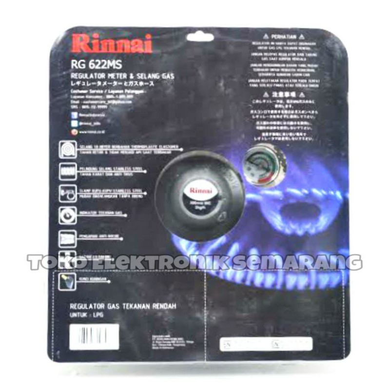 RINNAI REGULATOR GAS RG 622 MS