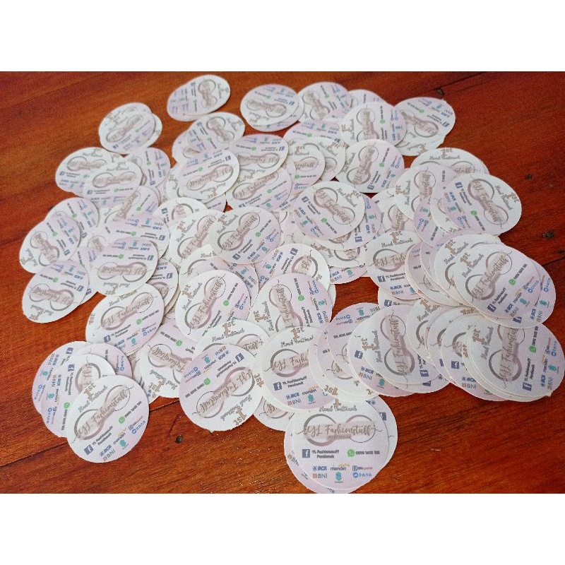 

stiker chromo cutting custom