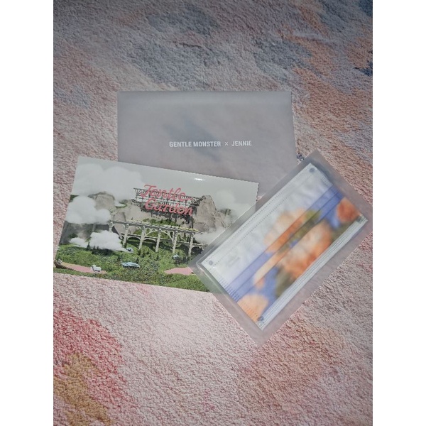 Jentle Garden Jennie Blackpink Mask Postcard Set Gentle Monster