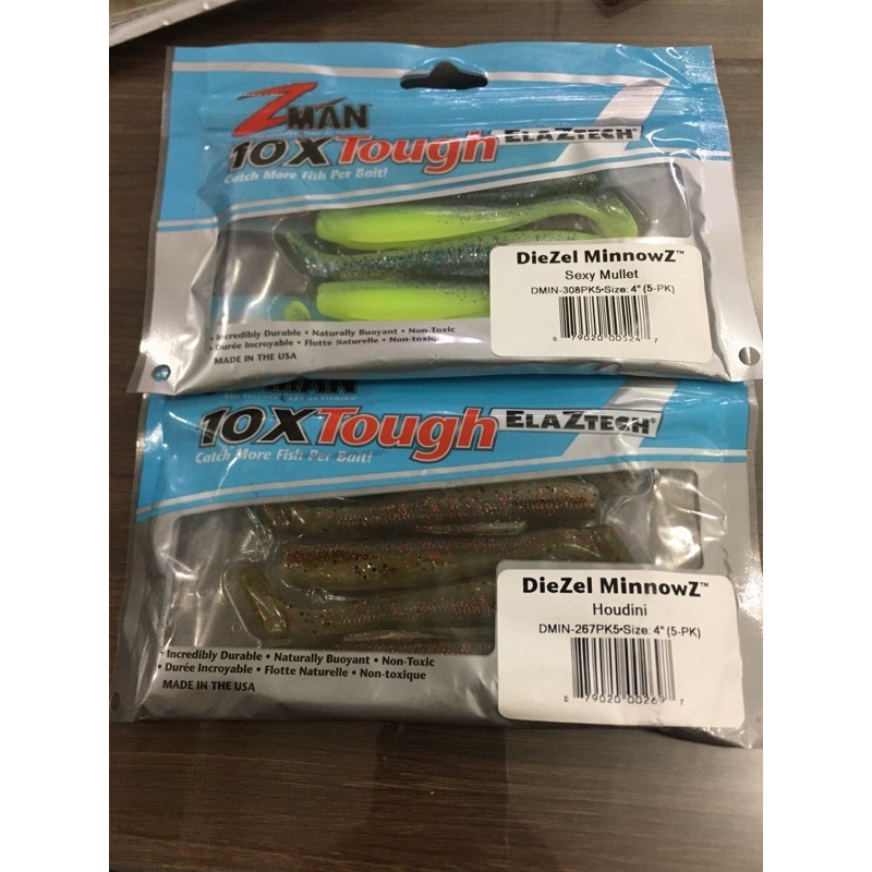 Soft lure zman Diezel minnowz 4 inchi