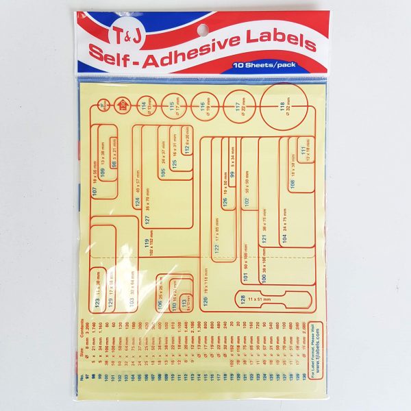 Label Stiker Tom and Jerry Self Adhesive Labels T&amp;J - 1pad isi 10 lbr