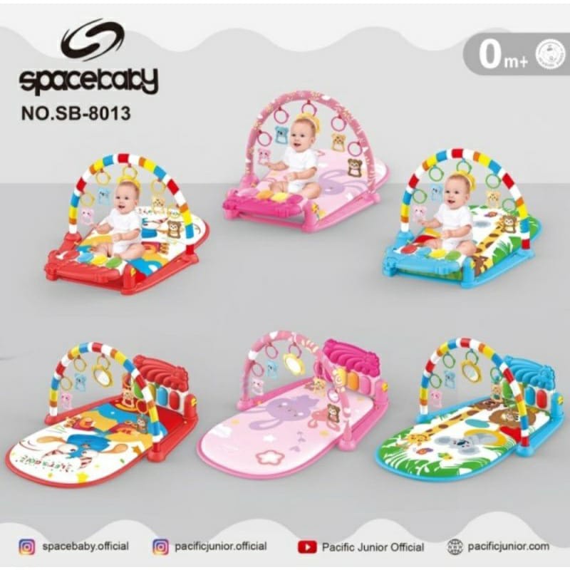 Space Baby Piano Playgym SB-8013 - Matras Bermain