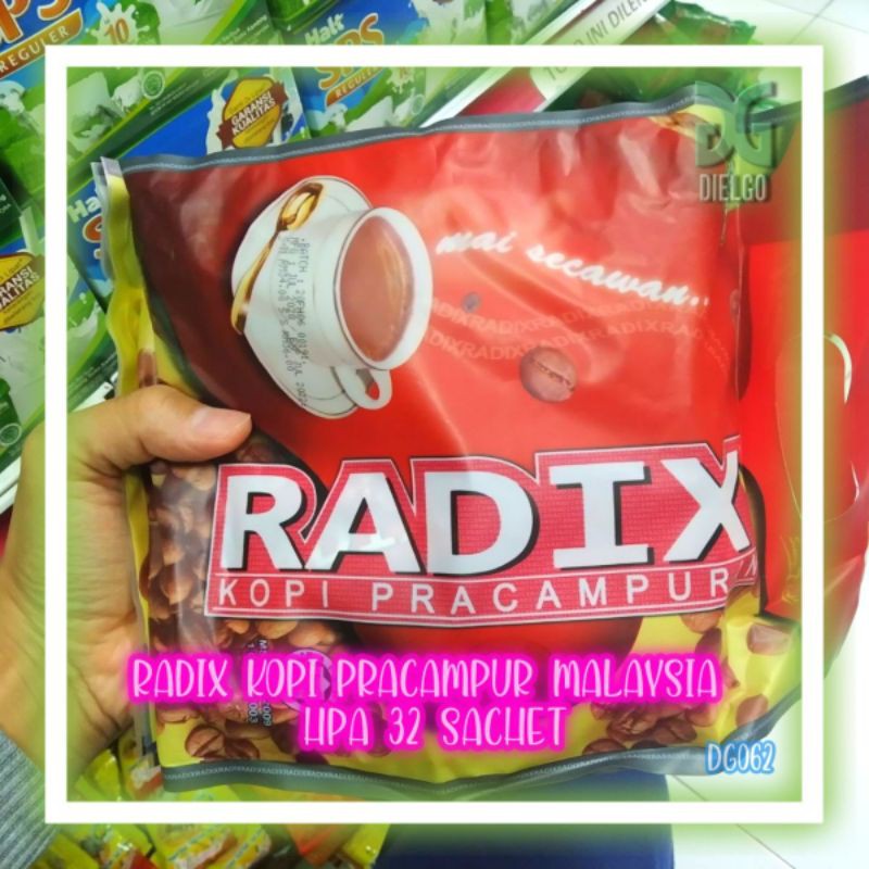 

Radix Kopi Pracampur Malaysia HPA 32 Sachet Herbal Original DG062