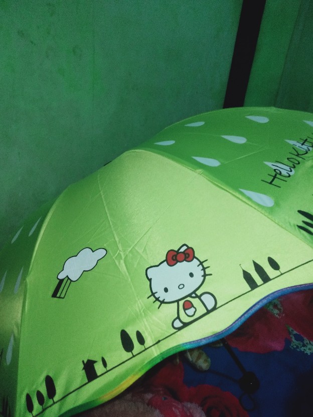 Payung Lipat Motif Hello Kitty Nf-417