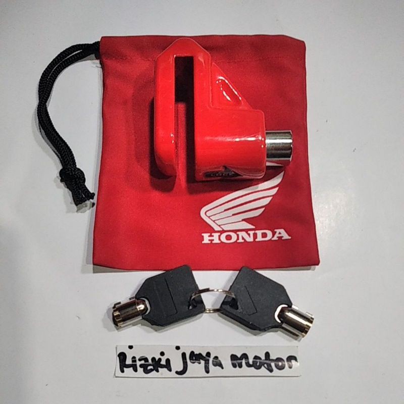 Kunci gembok cakram motor honda 03512-HDL-000 ori AHM