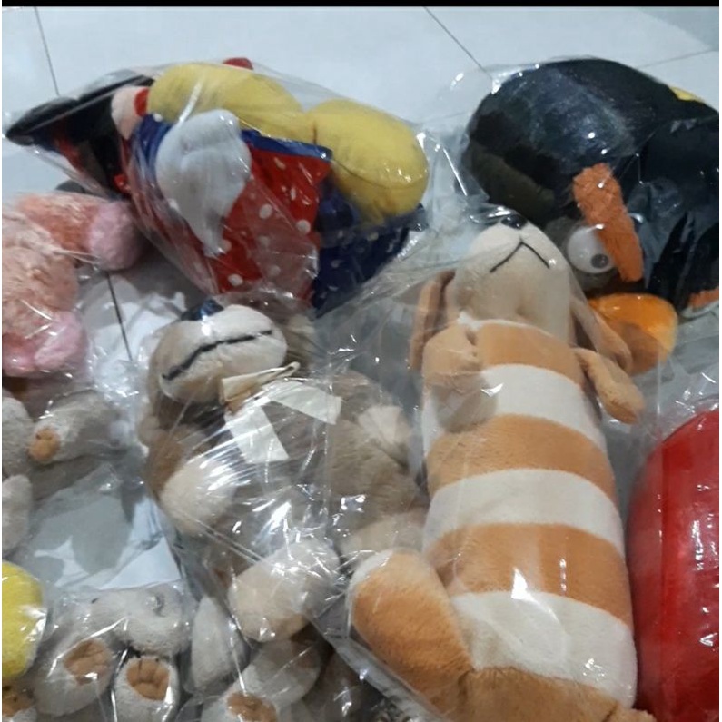 [OBRAL] Boneka - Angry Birds, Micky Mouse, Gajah, Harimau, Anjing, Monyet, Babi, dll.