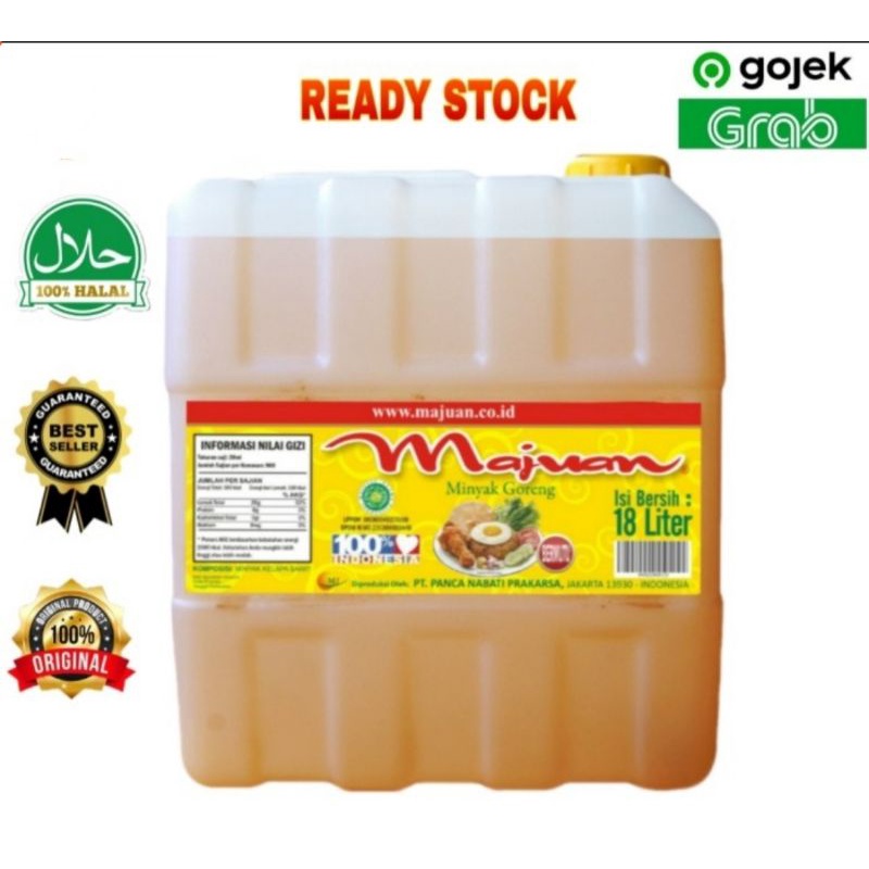 Jual minyak goreng MAJUAN 18 liter | Shopee Indonesia