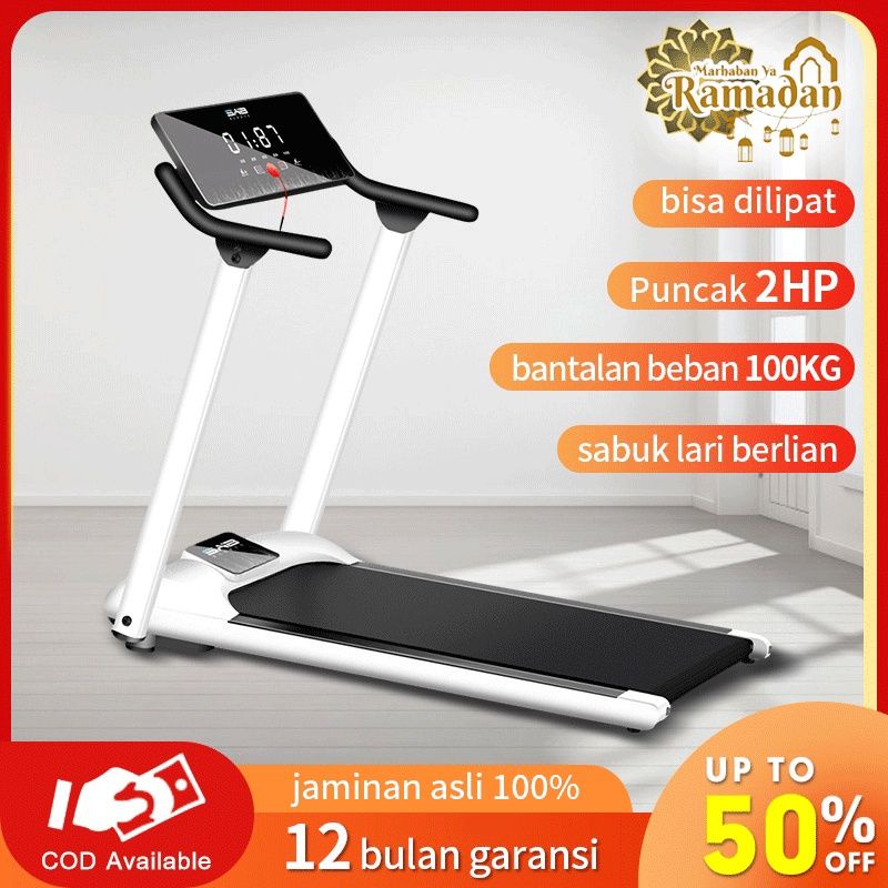 JUAL CEPAT JF TREADMILL ELEKTRIK SECOND MURAH MESIN LARI OLAHRAGA FITNESS KARDIO DIRUMAH