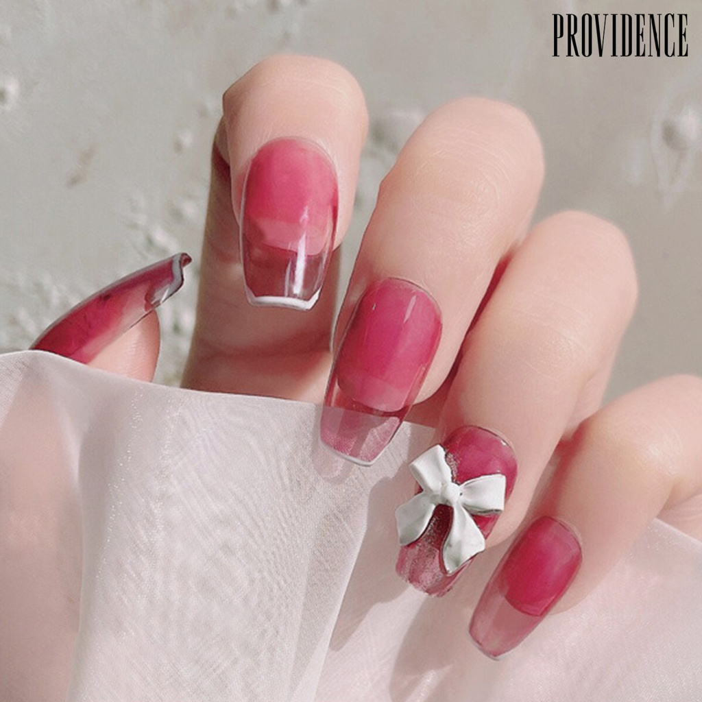 Providence Cetakan Kuku Tebal Tiga Dimensi Bentuk Pita Untuk Salon
