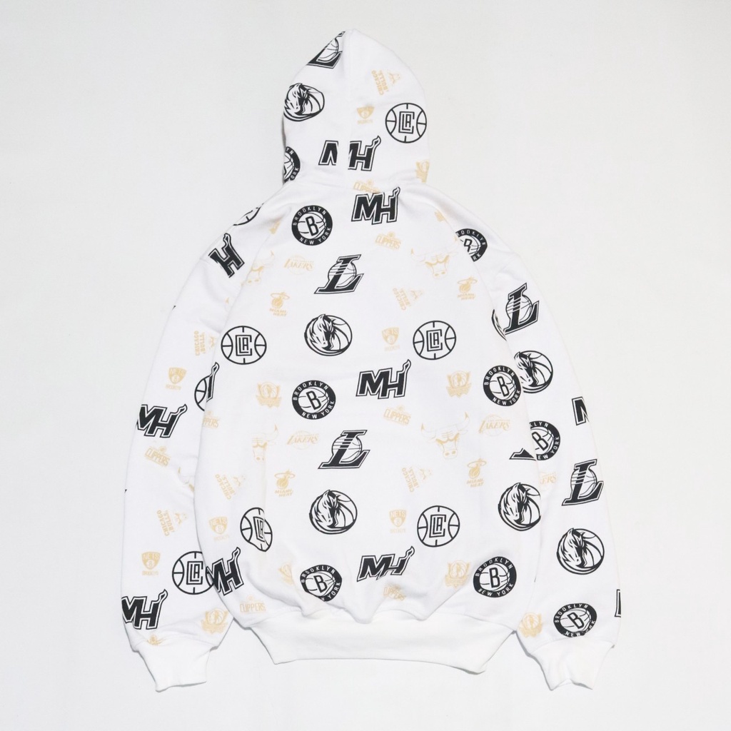 JAKET SWEATER HOODIE NBA FULL PRINT SIMPLE UNISEX GOOD QUALITY