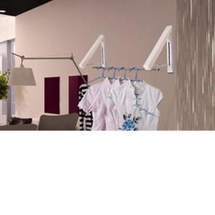 ➷ Gantungan Baju Indoor Lipat Tempel Dinding Hanger Baju Rak Jemuran ➭