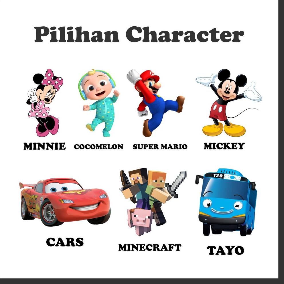 

RECOMENDED Label Stiker Ulang Tahun Character ( Isi 43 pcs ) ༄ 877