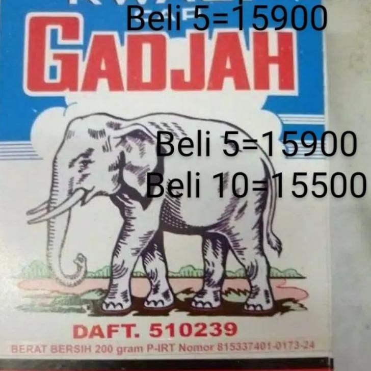 

(PROMO NCQ65) Kuaci cap Gadjah kuaci Gajah kwaci gadjah kwaci gajah 200 gram ✿