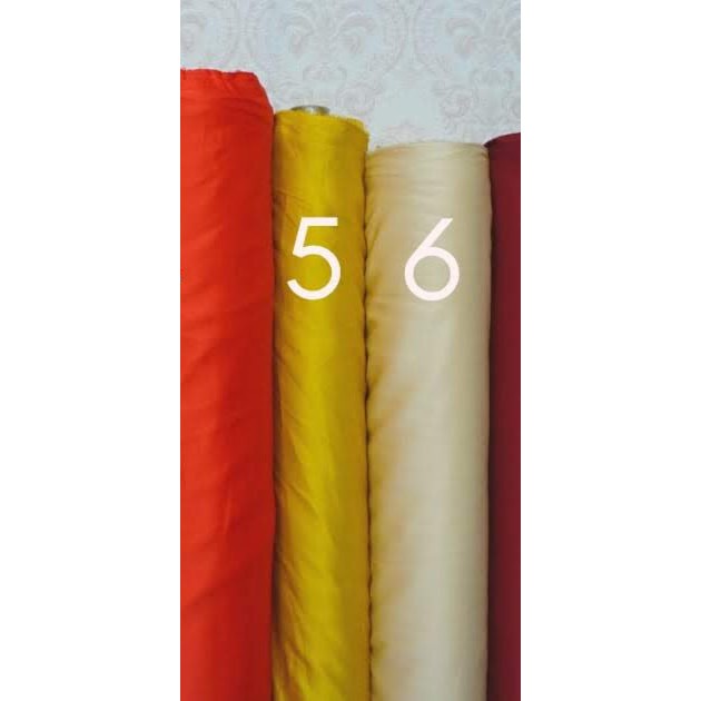 kain satin polos meteran