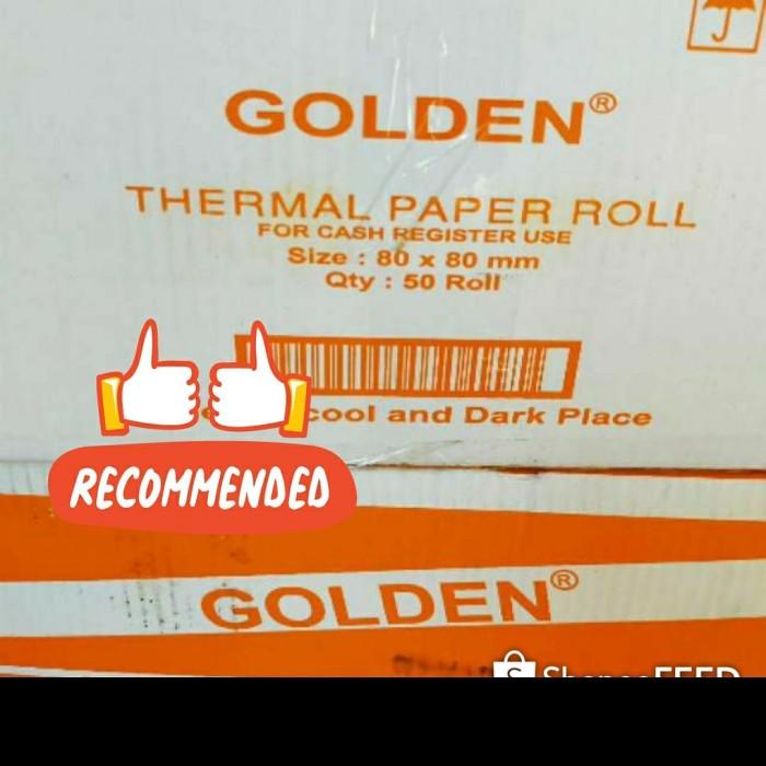 

Kertas Thermal 80 X 80 Golden Min Order 1 Box Isi 50 Roll