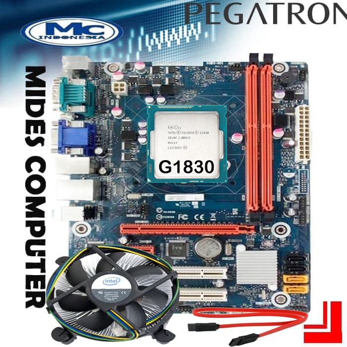 Motherboard MOBO Mainboard H81 Pegatron + Processor Celeron G1830