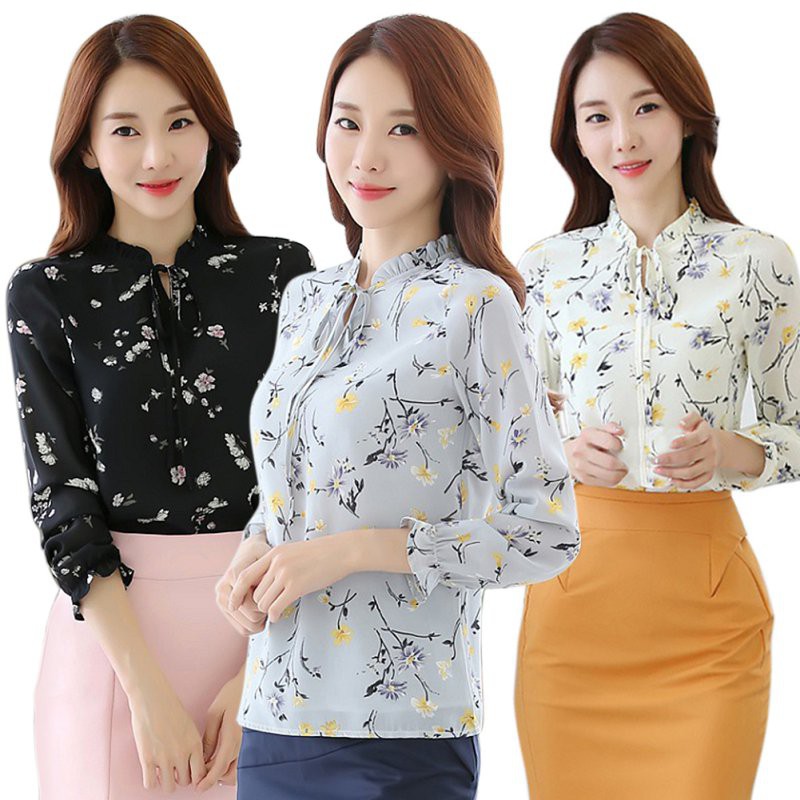 Model Baju  Atasan Wanita  Bahan Sifon  Terbaru Sekilas Bahan