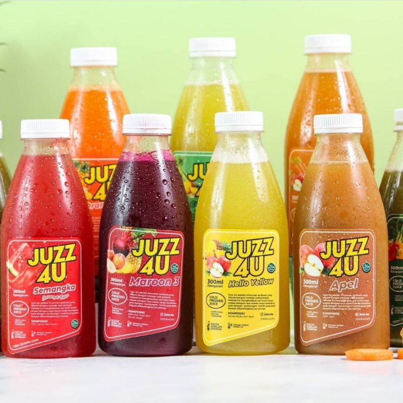 

JUZZ4U - Cold pressed juice / Jus sayur jus buah tanpa gula / juice buah sayuran detox detoks sehat