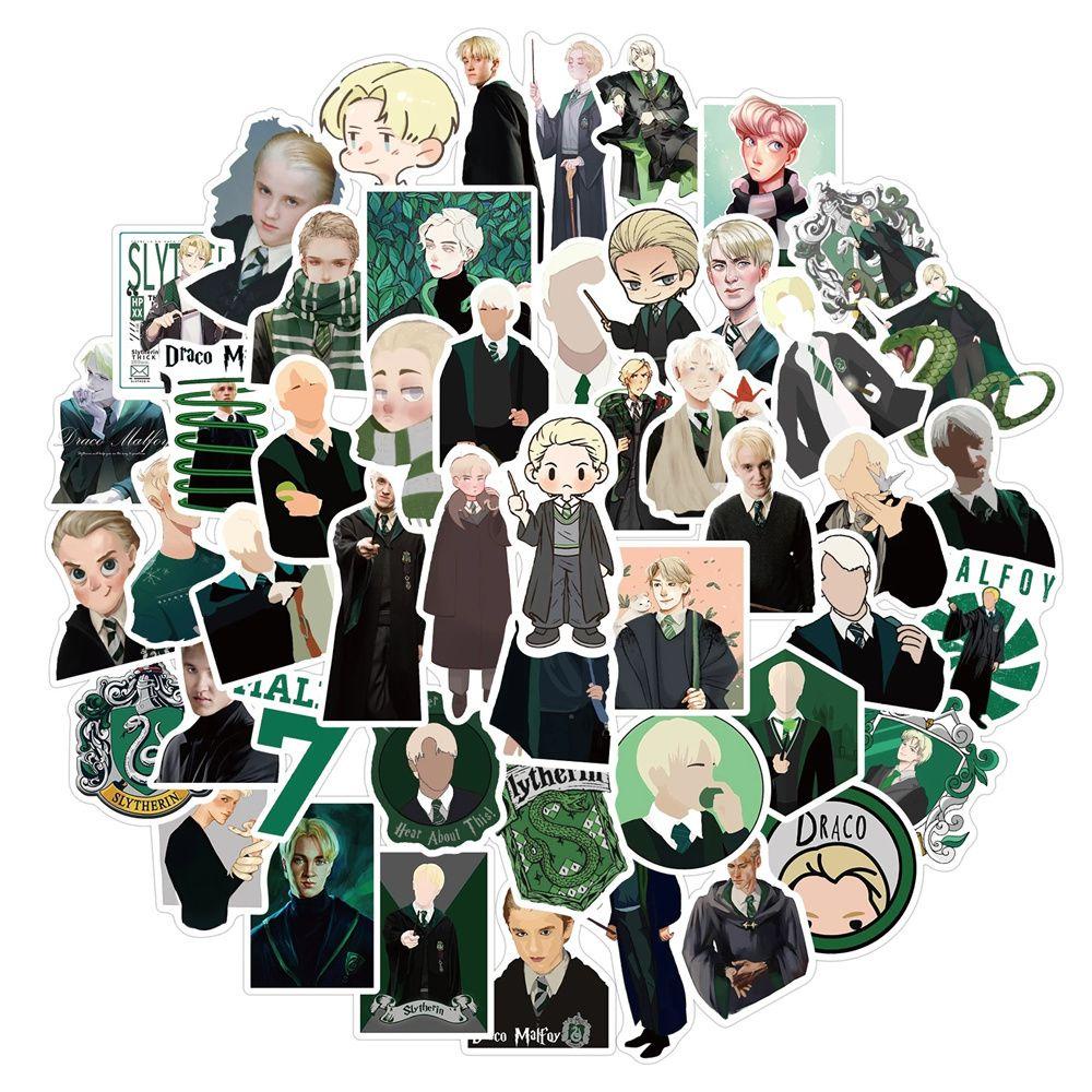 Lanfy Draco Malfoy Stiker 50Pcs/Lot Multi Use Laptop Decals Untuk Mobil Gitar Skateboard Stiker Poster