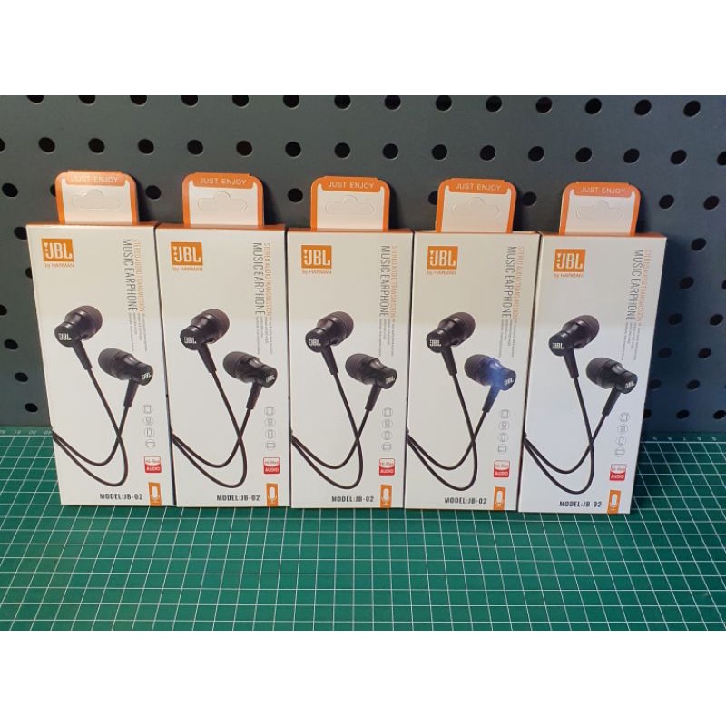 Headset Handsfree JBL JB02 JB03 JB01 D21 Earphone Handset JBL JB-02 Mega Bass