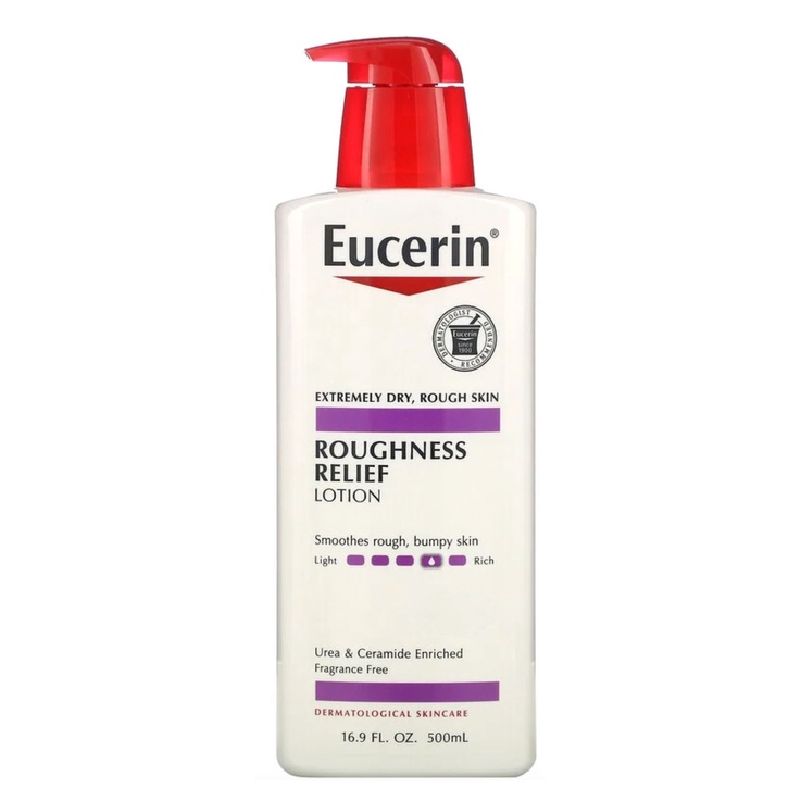 Eucerin Roughness Relief 500ml Lotion Haluskan Kulit Kasar ORI USA