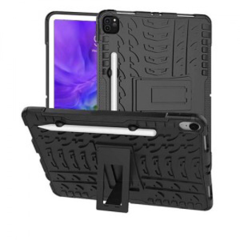 Car Tire Rugged Armor Shockproof Case Casing Cover Kick Stand iPad Pro 11 Gen 1, 2 2019 2020