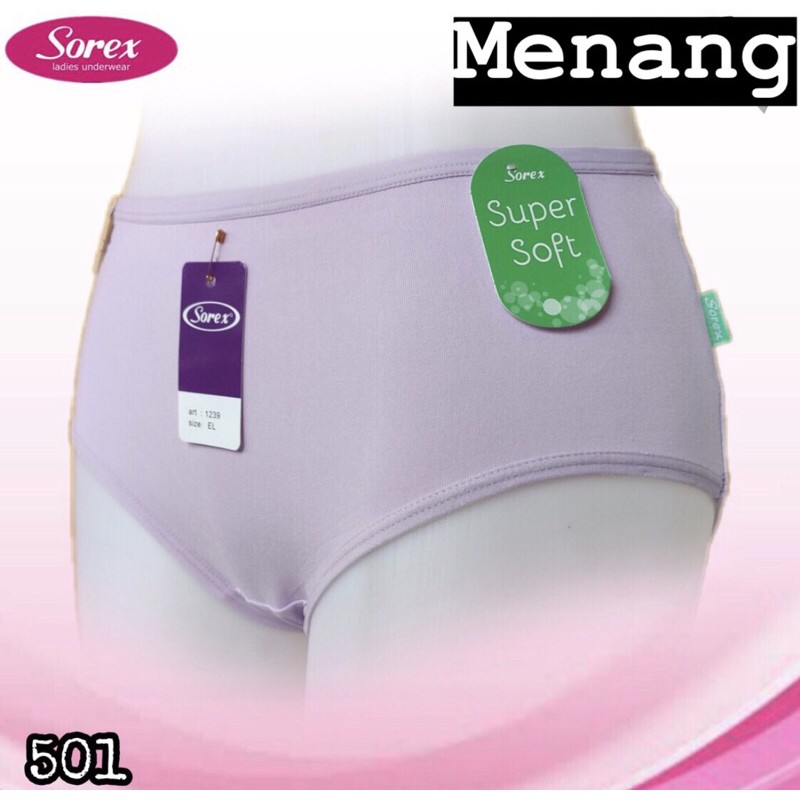 CD/CELANA DALAM/UNDERWEAR SOREX MURAH ANAK REMAJA-WANITA DEWASA SUPER SOFT 1239 BAHAN KATUN HALUS