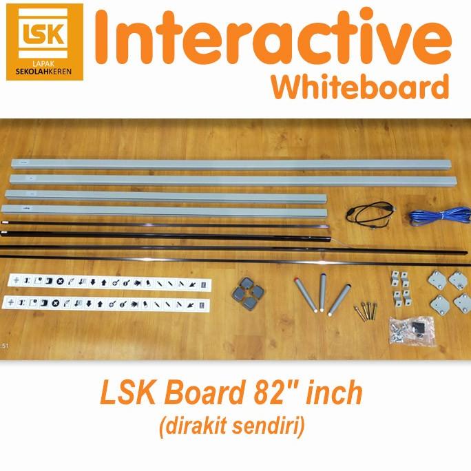 

] Interactive Whiteboard LSK Board 82 inch (Rakit Sendiri)