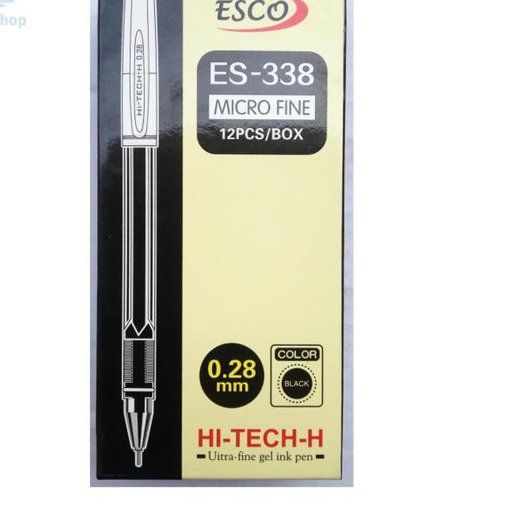 

➦ Pulpen ESCO ES-338 Hi-Tech-H Micro Fine 0.28mm ( Per Lusin ) ♬