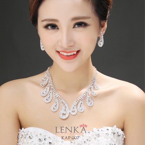 [ORDER SEKARANG] WEDDING JEWEL SET KALUNG ANTING PENGANTIN BRIDAL WANITA KAP007