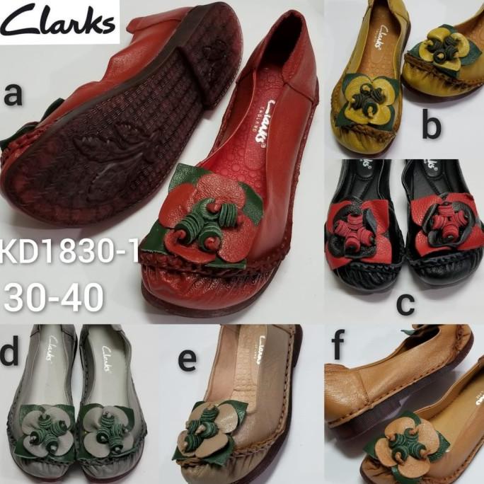 1830-1 Sepatu clarks wanita/sepatu kulit wanita/clarks original/clarks Termurah