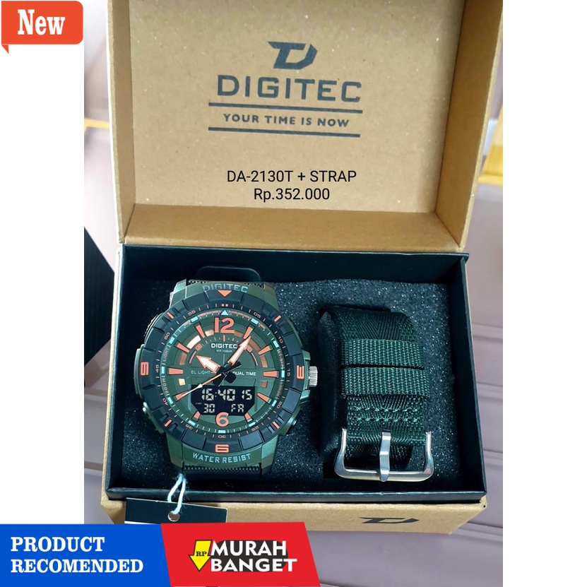 jam digital pria terbaik- JAM TANGAN DIGITEC PRIA ORIGINAL DA-2130 DA2130 2130T 2130 / 2094 / 7054 /