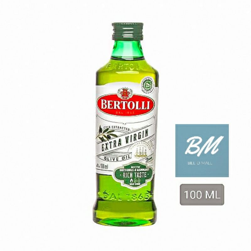 

Bertolli Extra Virgin Olive Oil 100 ml / Bertolli 100 % Extra Virgin Olive Oil EVOO Minyak Zaitun Lebih Sehat HALAL