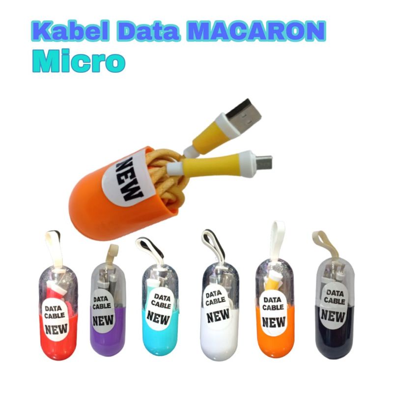 Kabel data macaron 2A Micro