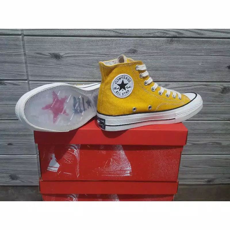 PROMO Converse 70s High Sol Transparan Bening Premium