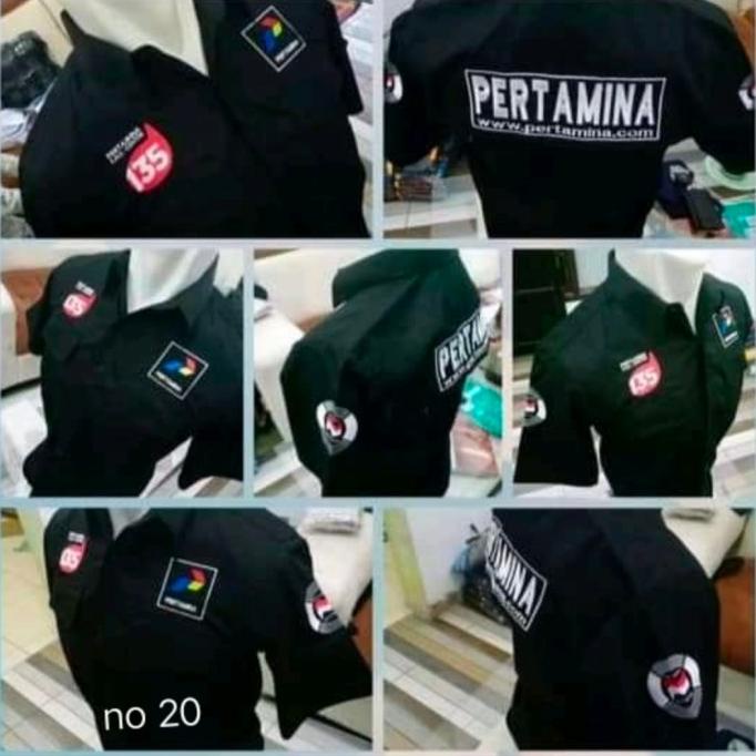 baju kemeja seragam spbu kantor pertamina pertamax call center PROMO