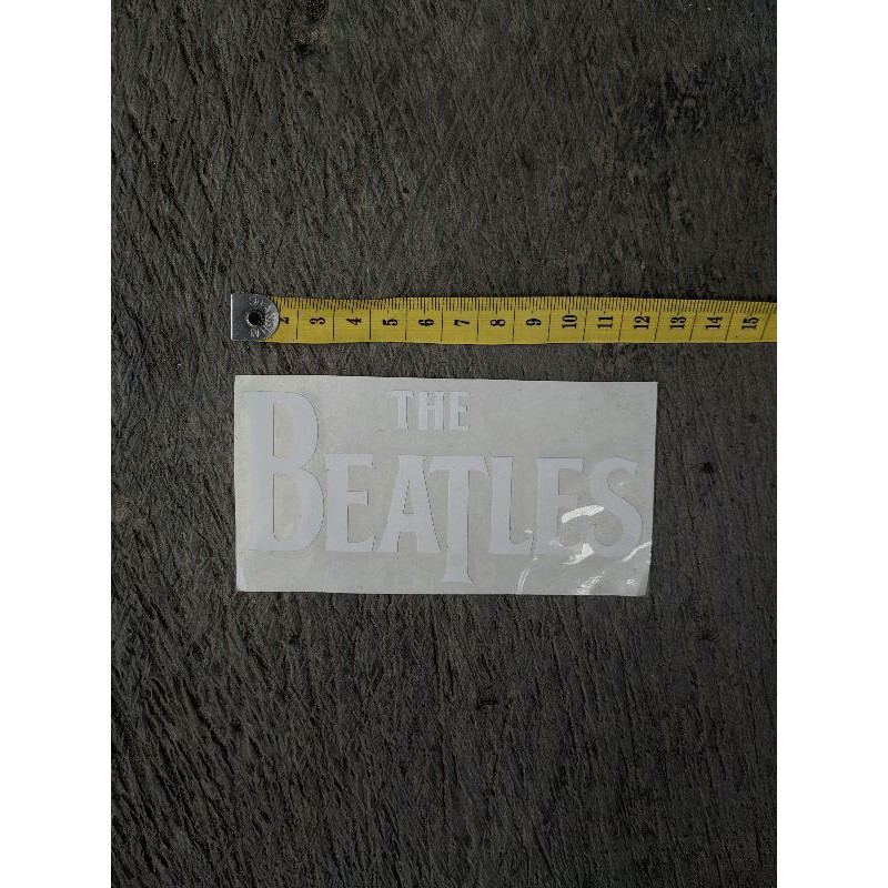 

sticker band the beatles cutting