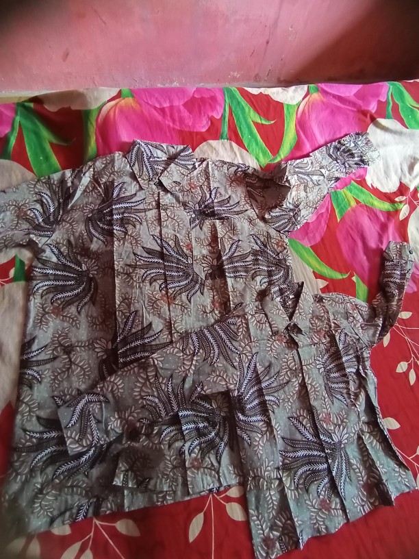 Kemeja Batik Anak Laki-laki Lengan Panjang Usia 2-10 Tahun Batik Premium