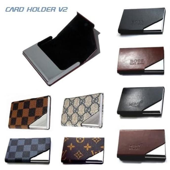 

HOT SALE Tempat Kartu Nama Stainless V2/ Elegant Name Card Holder Terjamin