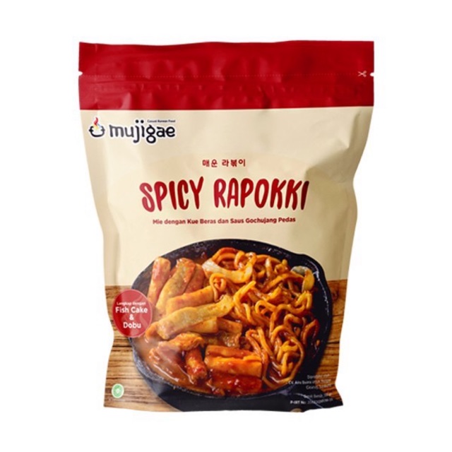 

Mujigae Spicy Rapokki (Ramen Topokki) 350 gr