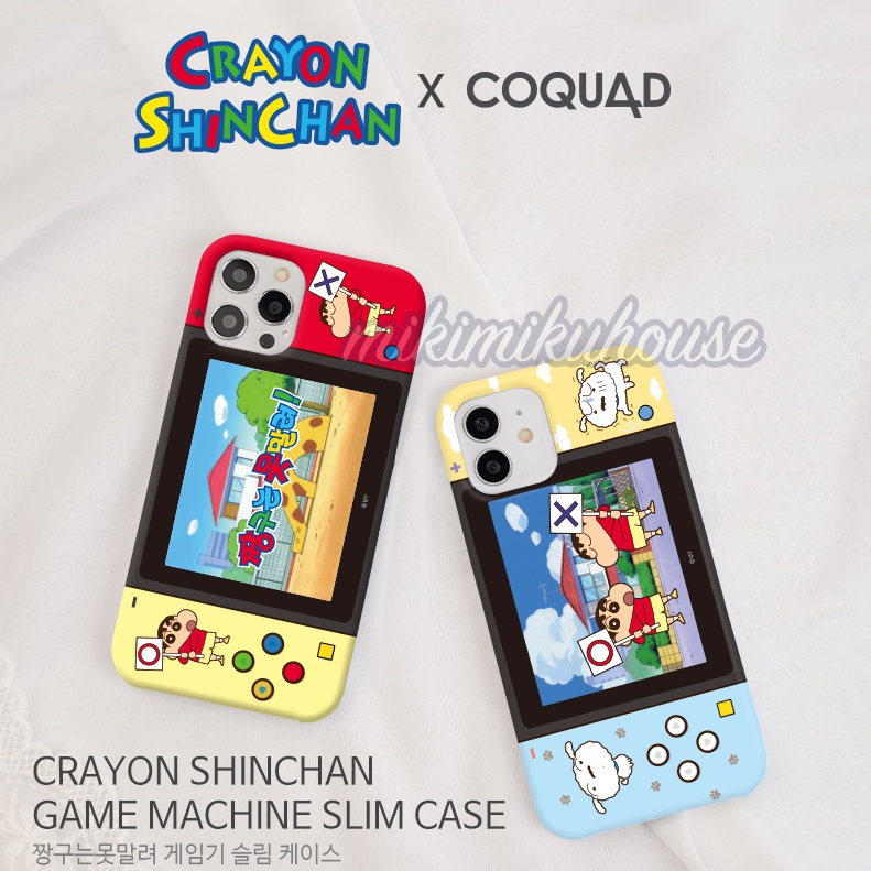 ADA IPHONE 15 PRO MAX PLUS KOREAN SHINCHAN GAME MACHINE CONSOLE SLIM CASE SAMSUNG GAMING CASING 13 K