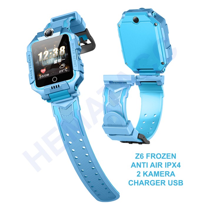 Jam Tangan  Jam Tangan Anak Imo Z6 Dual Camera Bahasa Indonesia Smartwatch Phone - Frozen 360 IPX4 t