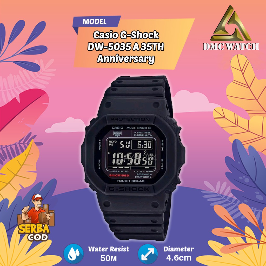 Jam Tangan Casio G-Shock DW-5035 A 35TH Anniversary 5635 5600 Ori BM