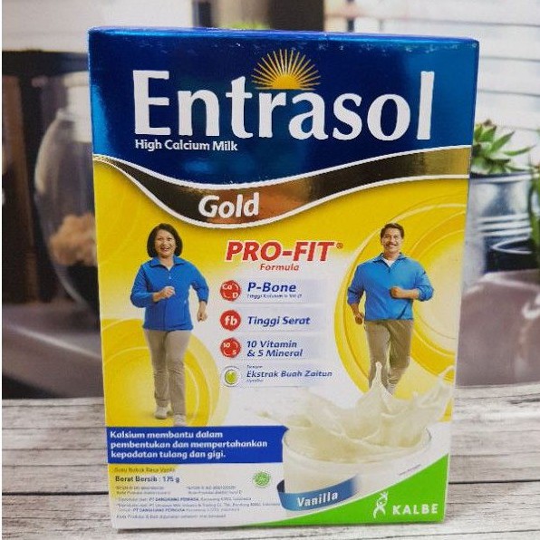

Entrasol Gold Pro-Fit Formula 175gr - Dengan Rasa Coklat dan Rasa Vanila