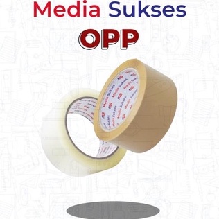 

MEDIA SUKSES - OPP TAPE / LAKBAN PEAKING BENING & COKLAT 48 MM 90Y